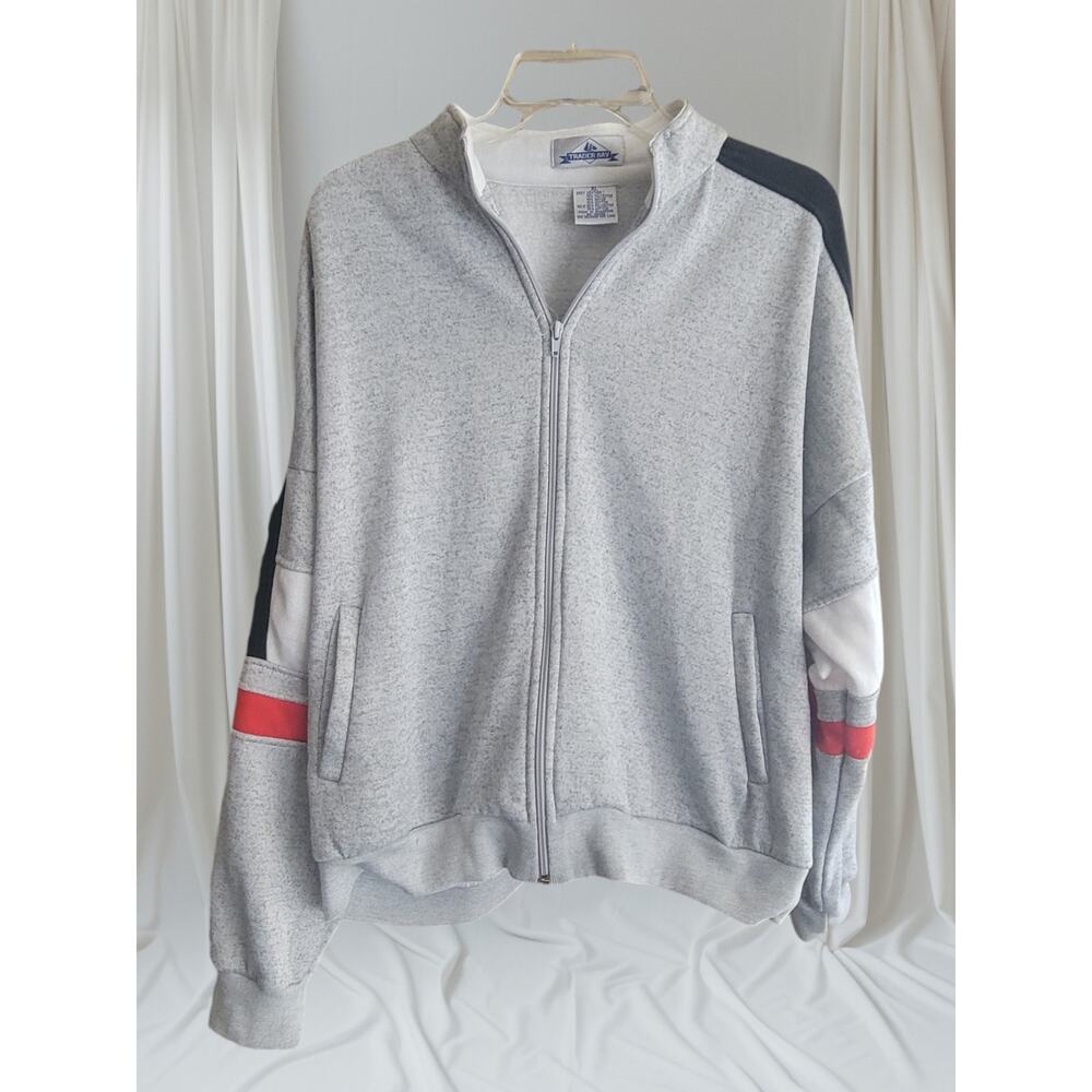 Mens Trader‎ Bay Jacket Size XL Full Zip Dual front pockets Athleisure Comfort